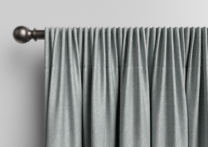 Soft Chevron, Urban Grey - Made to Measure Curtains - Image 9